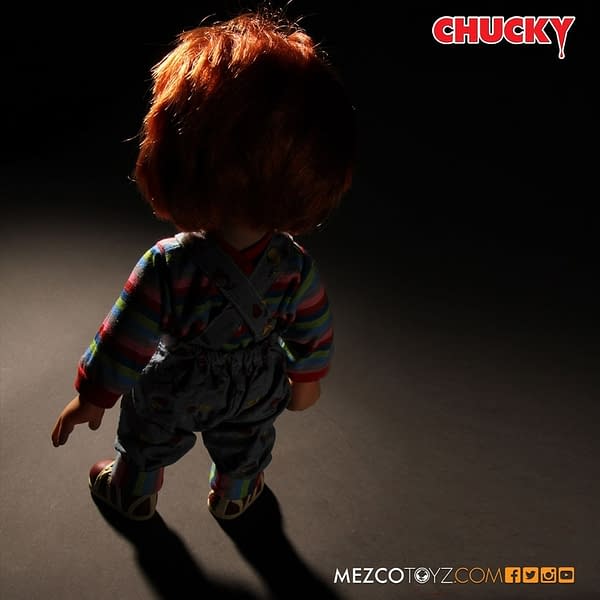 Child's Play Talking Sneering Chucky Lands At Mezco Toyz