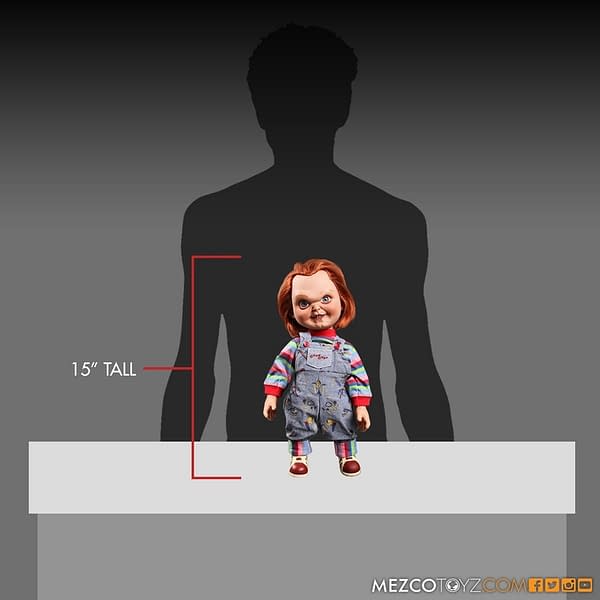 Child's Play Talking Sneering Chucky Lands At Mezco Toyz