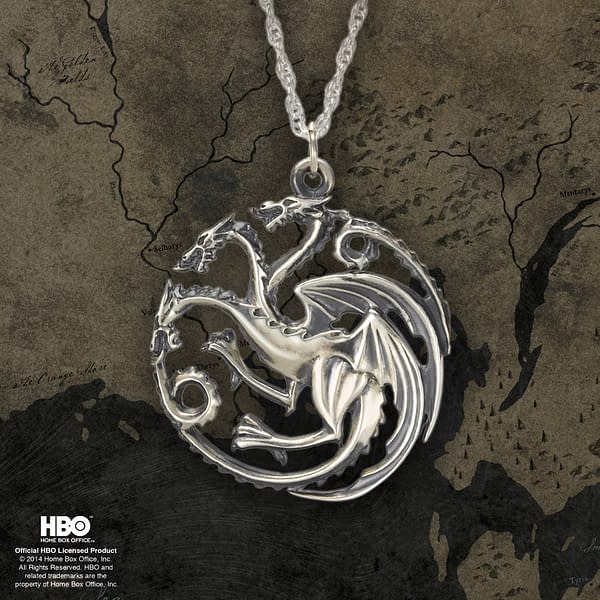A look at the Targaryen House Necklace, courtesy of HBO.