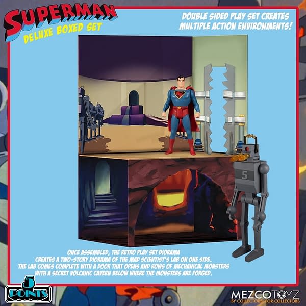 Superman Goes Retro With New Mezco Toyz 5 Points Boxed Set