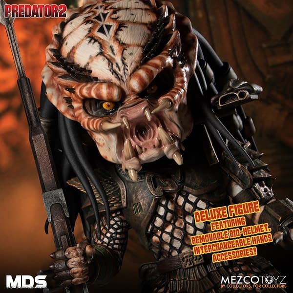 Mezco Toyz Reveals Predator 2: Deluxe City Hunter Designer Series Figure