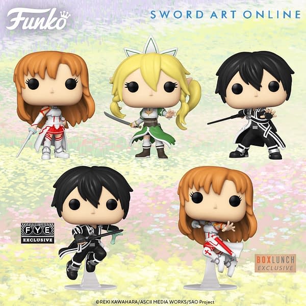 Sword Art Online Receives New Wave of Funko Pop Vinyls