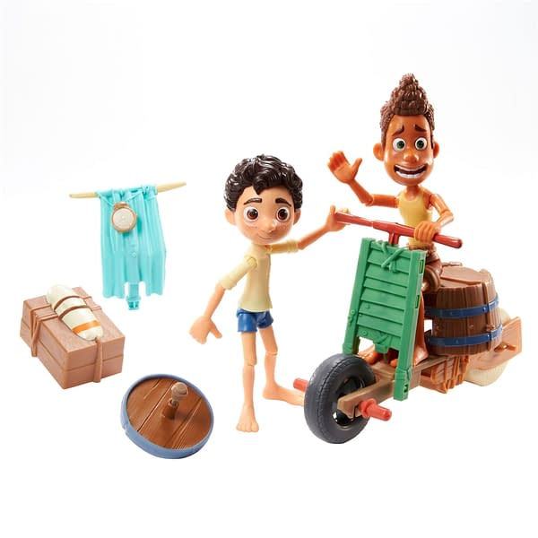 Mattel Reveals First Look at Disney and Pixar Luca Action Figures