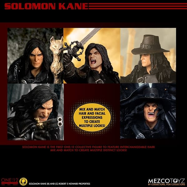 Soloman Kane Rises As Mezco Toy Debuts Their Newest One:12 Figure