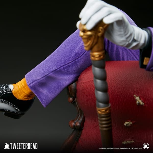 The Joker Shows Off His Collection With New Tweeterhead Statue