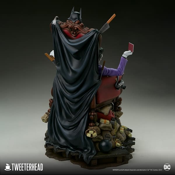 The Joker Shows Off His Collection With New Tweeterhead Statue