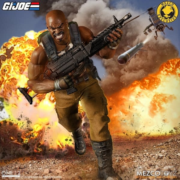 G.I. Joe Roadblock Gets His Own One:12 Figure From Mezco Toyz