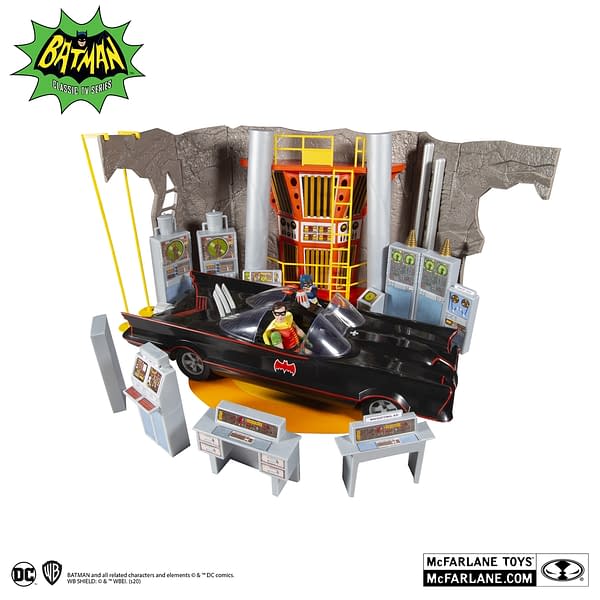 McFarlane Toys Enters the Batcave With Their Batman 1966 Playset