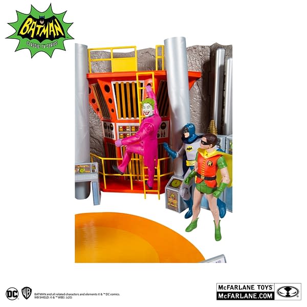 McFarlane Toys Enters the Batcave With Their Batman 1966 Playset