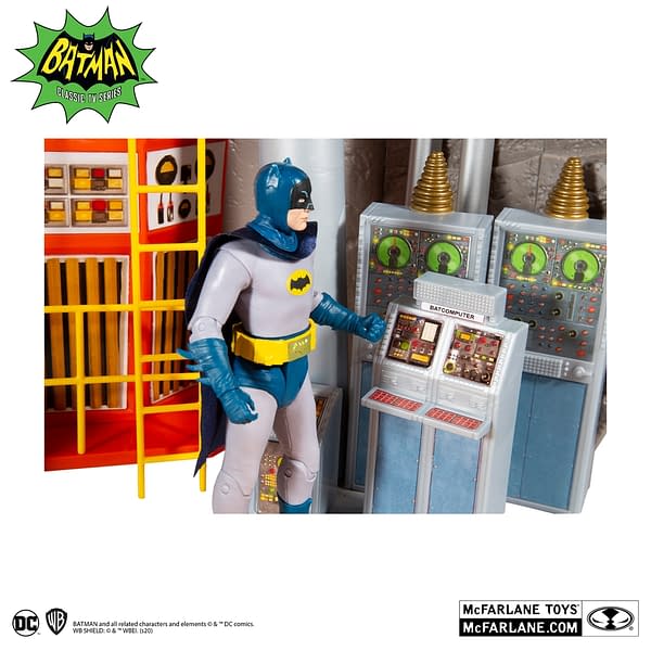 McFarlane Toys Enters the Batcave With Their Batman 1966 Playset