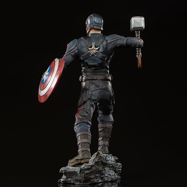 Captain America Wields Mjolnir With New Iron Studios Marvel Statue