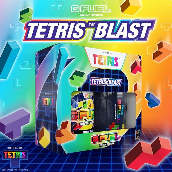 A look at the Collector's Box for Tetris Blast, courtesy of G Fuel.