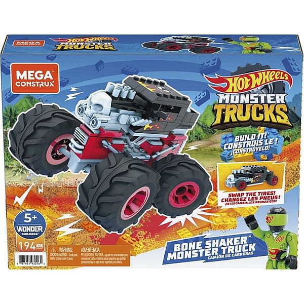 Mattel Reveals Mega Construx X Hot Wheels Monster
