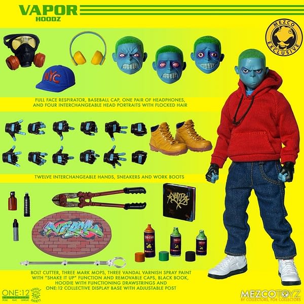 Last Call For Hoodz: Vapor One: 12 Collective Mezco Toyz Figure