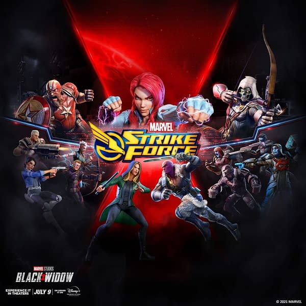 The Black Widow movie comes to Marvel Strike Force, courtesy of Scopley.