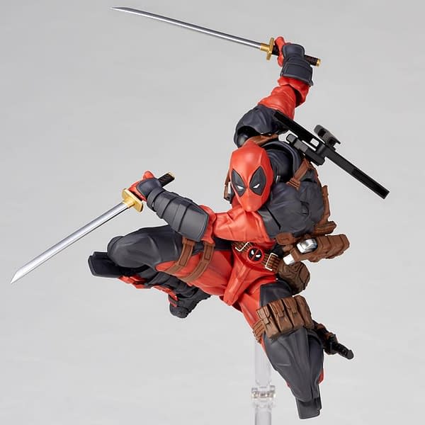 Deadpool Levels Up With His Newest Revoltech Marvel Figure