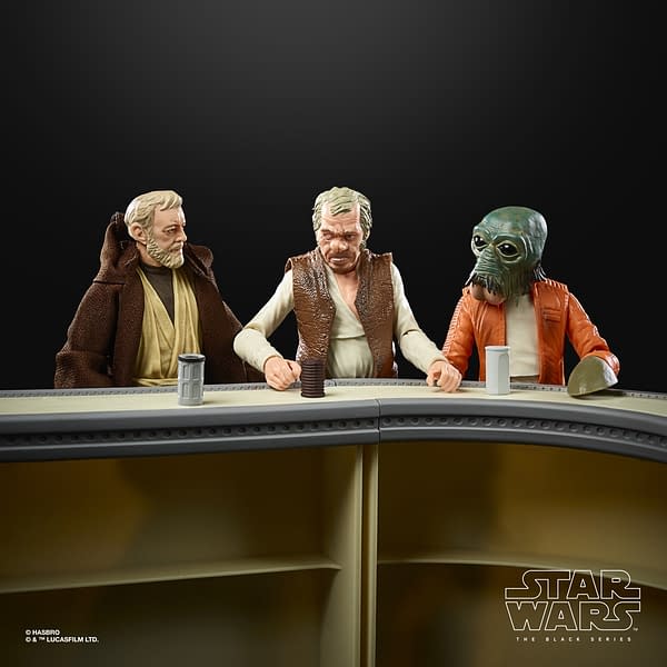 Star Wars Mos Eisley Cantina 3-Figure Playset Reveals by Hasbro