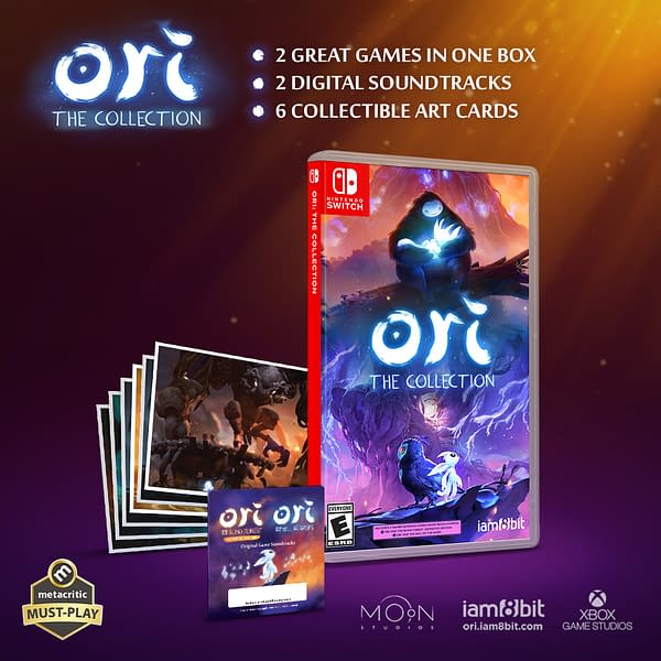 A look at the contents for Ori: The Collection, courtesy of iam8bit.