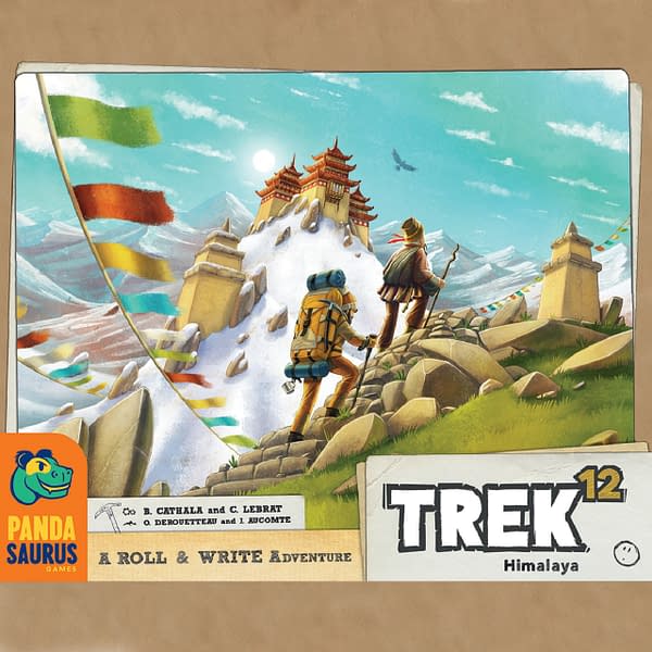 Trek 12, a game by Pandasaurus Games, in which players make the expedition up the Himalayan mountain range. This game is slated for release in November 2021.