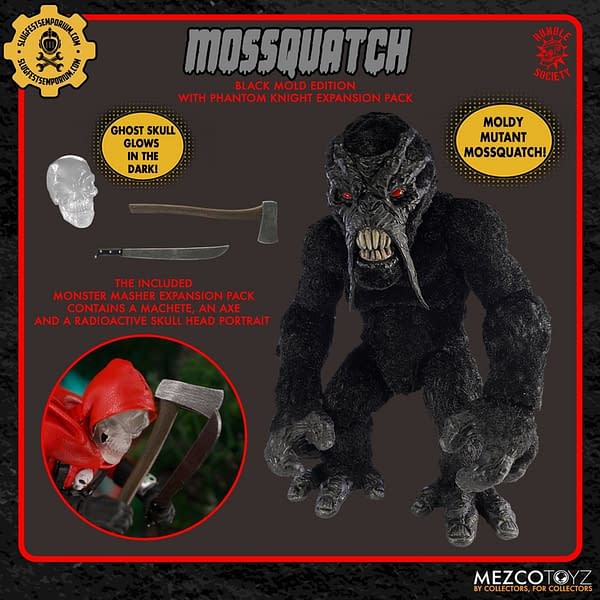 Mezco Toyz Secretly Unleashes the Black Mold Mossquatch