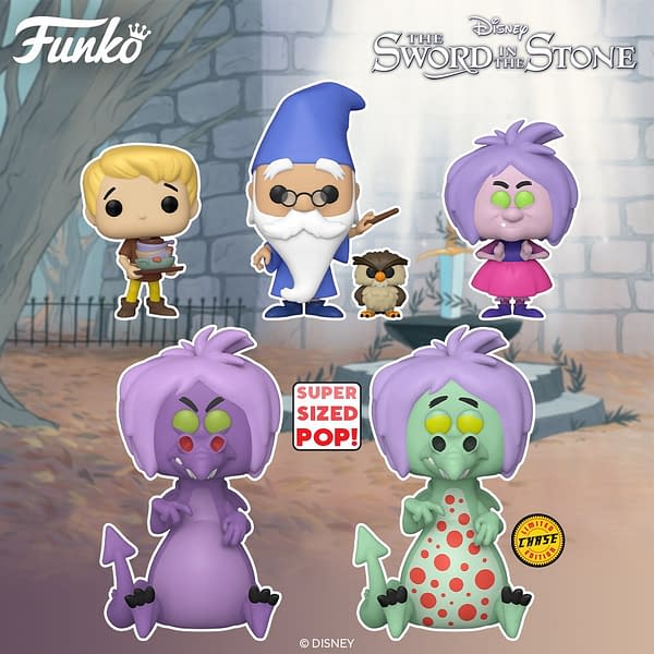 Funko Revisits Disney's Sword in the Stone with New Pop Vinyls