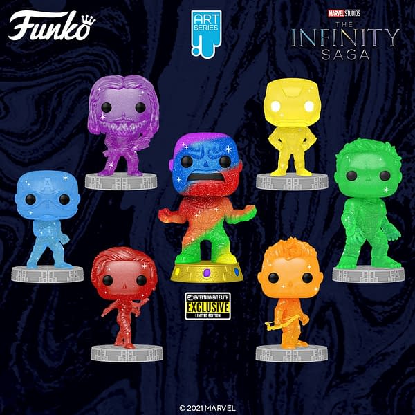 Marvel Studios Infinity Saga Art Series Pops Coming From Funko