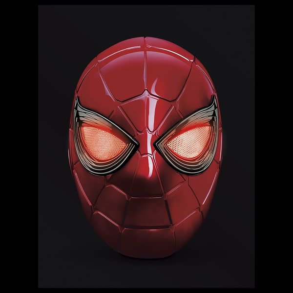 Hasbro Announces Replica Spider-Man Marvel Legends Iron Spider Helmet