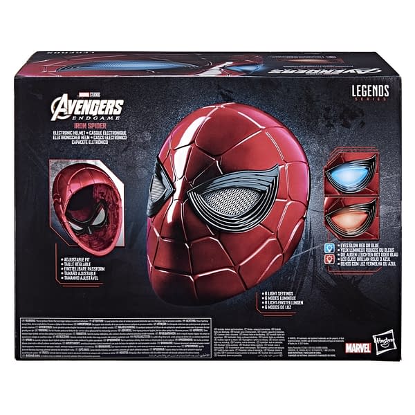 Hasbro Announces Replica Spider-Man Endgame Iron Spider Helmet