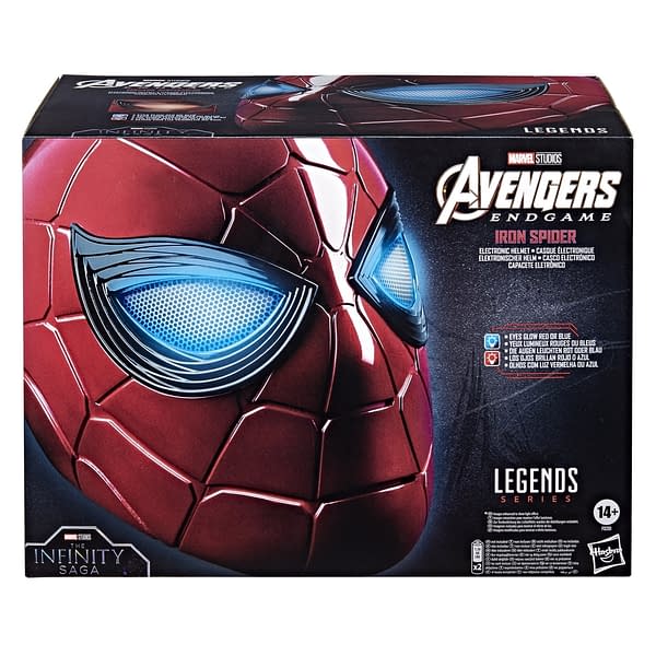 Hasbro Announces Replica Spider-Man Endgame Iron Spider Helmet