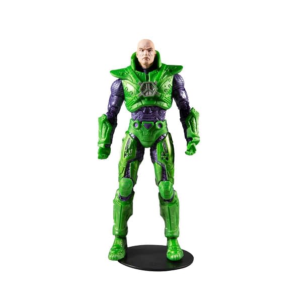 Lex Luther Powers Up with McFarlane Toys Green Power Suit Figure