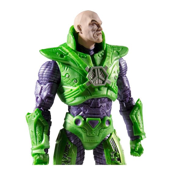 Lex Luther Powers Up with McFarlane Toys Green Power Suit Figure