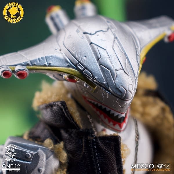 Mezco Toyz Unveils New Rumble Society Member: Hawk P-40