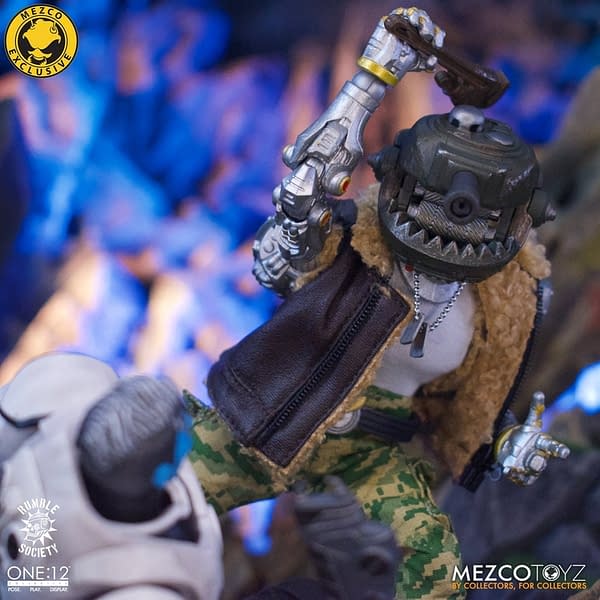 Mezco Toyz Unveils New Rumble Society Member: Hawk P-40