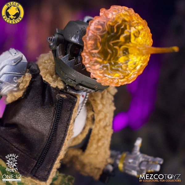 Mezco Toyz Unveils New Rumble Society Member: Hawk P-40