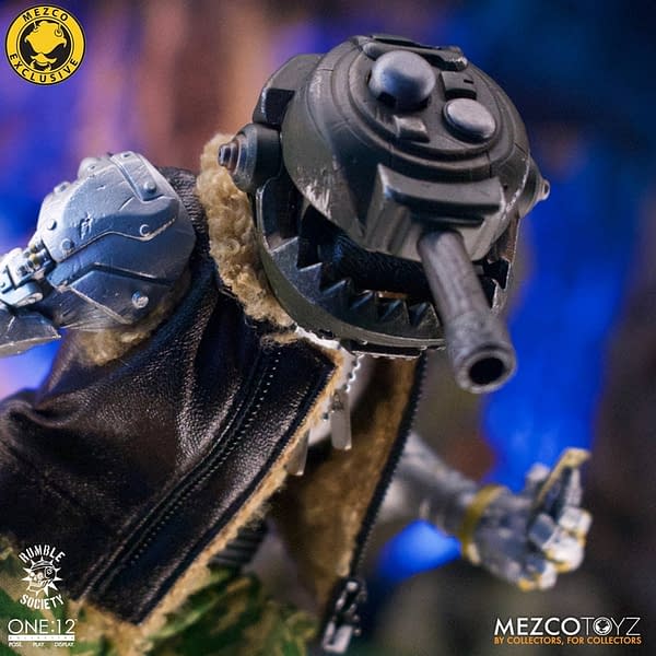 Mezco Toyz Unveils New Rumble Society Member: Hawk P-40