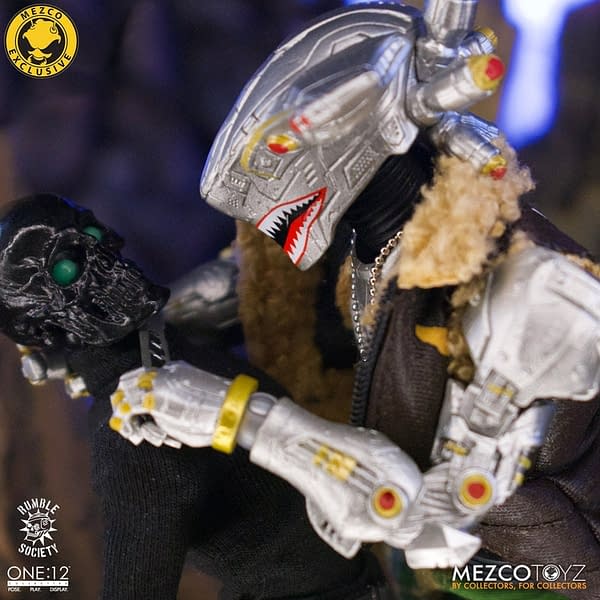 Mezco Toyz Unveils New Rumble Society Member: Hawk P-40