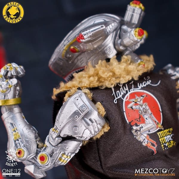 Mezco Toyz Unveils New Rumble Society Member: Hawk P-40