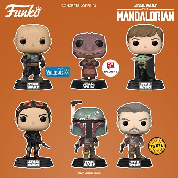 The Force is Funko As They Reveal New Wave of The Mandalorian Pops