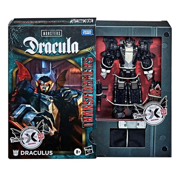 Dracula Arises With Transformers x Universal Monsters Crossover Figure