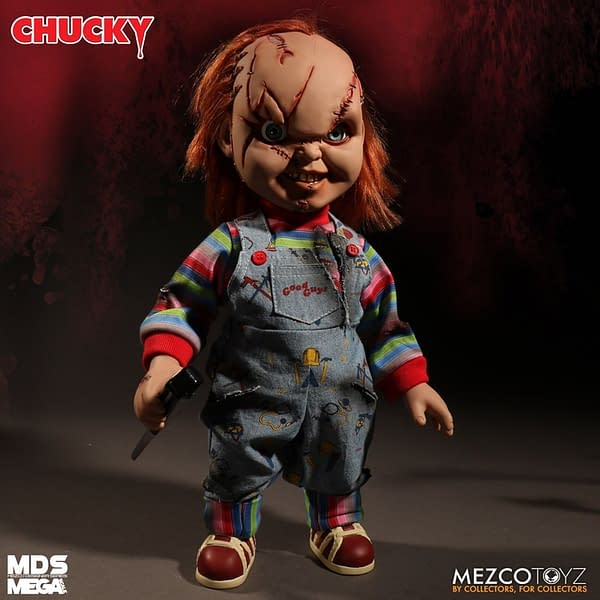 Mezco Toyz Announces Reissue of Bride of Chucky: Scared Chucky Doll