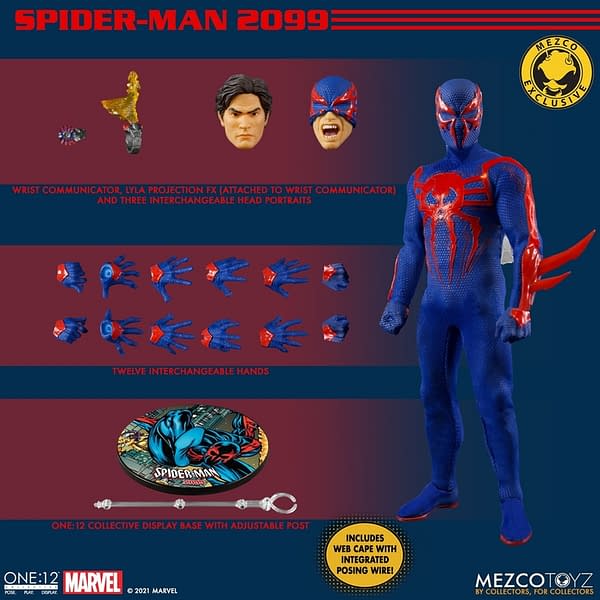 Spider-Man 2099 Swings On In With New Mezco Toyz Figure