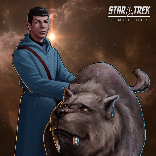 A look at Young Spock and I-Chaya in Star Trek Timelines, courtesy of Tilting Point.