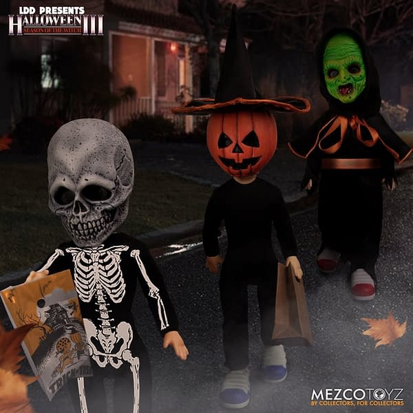 Mezco Toyz Reveals Halloween III: Season of the Witch Dead Dolls