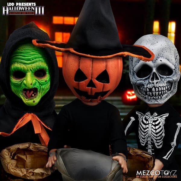 Mezco Toyz Reveals Halloween III: Season of the Witch Dead Dolls