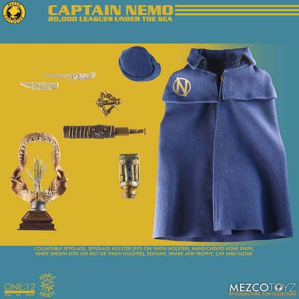 Mezco Toyz Reveals Their NYCC 2021 Exclusive Figure with Captain Nemo