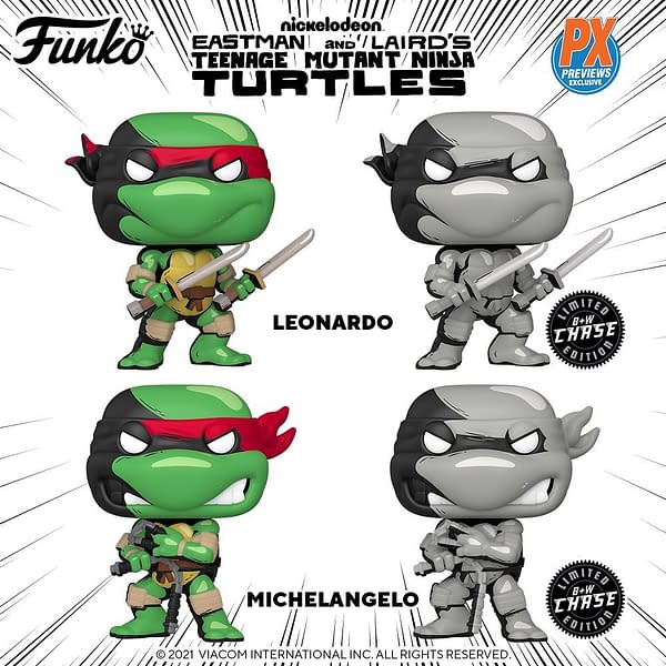 Funko Reveals TMNT Comic Book Deco Pops with 6 Chases!