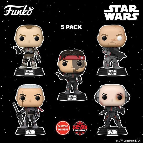Funko Reveals 5-Pack Pop Sets for The Bad Batch and Captain America