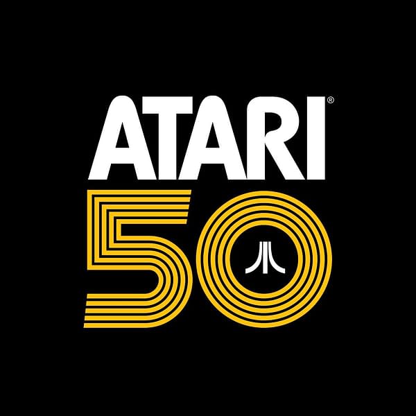 Al look at the new 50th Anniversary logo, courtesy of Atari.