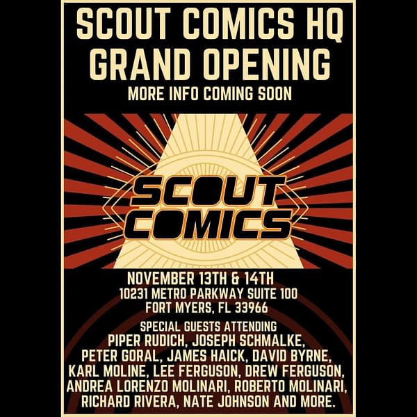 Scout Comics Opens Bigger Headquarters In Florida This Weekend