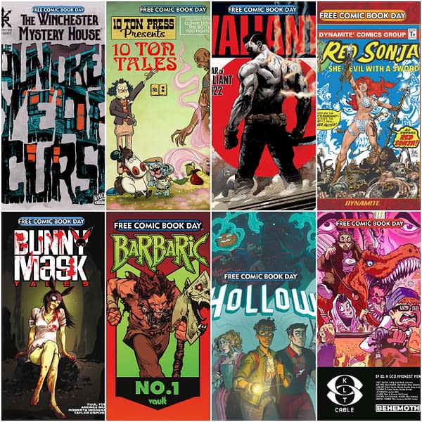 Full Free Comic Book Day Titles For 7th May 2022